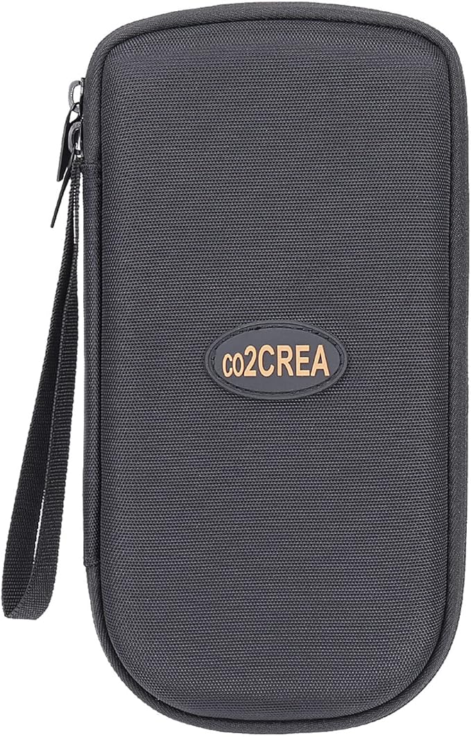 co2CREA Carrying Case for Texas Instruments TI-84 Plus CE Python Enhanced/TI-84/TI-Nspire CX II CAS/TI-Nspire CX II/TI-83 Plus/TI-89 Titanium/TI-85/TI-86 Color Graphing Calculator, Black Case + Logo