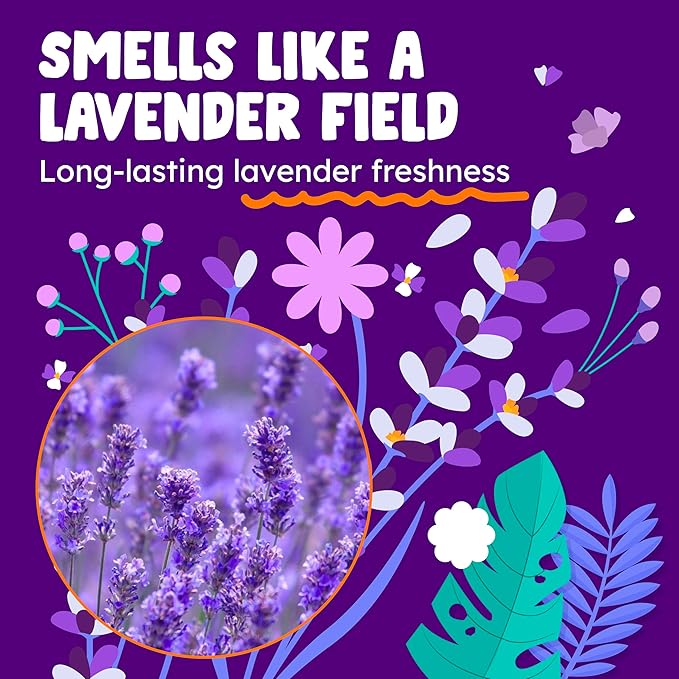 Originally Yellow Plant Based Fabric Softener | Ultra-Concentrated Laundry Softener Infused with Organic Lavender | High-Efficiency Plant Liquid Fabric Softener Helps Remove Static & Wrinkles | 34 Oz