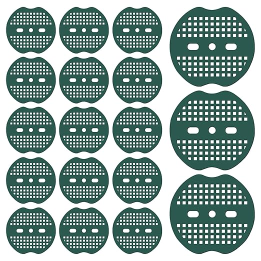 300 Pcs Landscape Staple Gasket Garden Landscape Staples Washer Pad Yard Pins Pad for Outdoor Weed Barrier Fabric Yard Tent (Green)