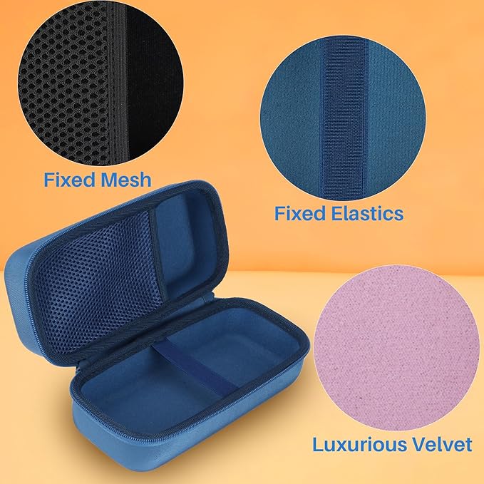 Storage Case Compatible with DYMO LetraTag 100H / 100H Plus Handheld Label Maker (Pink Case)