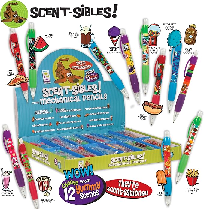 Raymond Geddes Scent-Sibles Mechanical Pencils (Pack of 96)