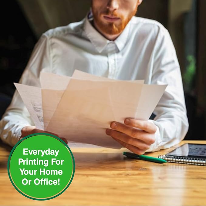 PrintWorks 100% Recycled Printer Paper 8.5" x 11" White - 20 lb Copy & Multipurpose Computer Paper - 6 Packs, 2400 Sheets - Made in the USA - 92 Bright - Printer & Copier Compatible (00018C)