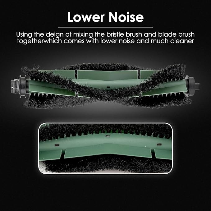 (2 Pack) Roomba 104 Replacement Roller Brushes for iRobot Roomba 104, 105 Vac, 105 Combo, Vacuum 2 Essential Robot Q0520, Combo Essential Y0140 Y0110 Accessories Roller Brush