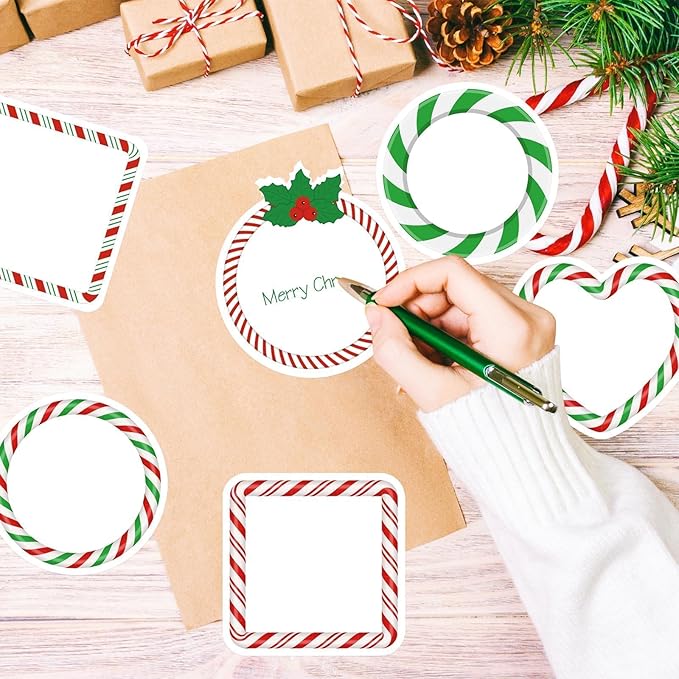 clothmile 48 Pcs Christmas Candy Sticky Note Self-Adhesive Christmas Candy Note Pads Christmas Candy Memo Notes for Xmas School Office Home Supplies Students Teachers Gift 12 Styles, Small Size