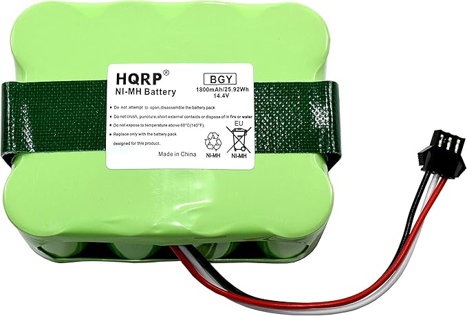 HQRP Battery Compatible with bObsweep Bobi Classic, BObi Pet Robotic Vacuum Cleaner, 00 Series, OO Series 017144-TN, BQBS1000, BQBS1003
