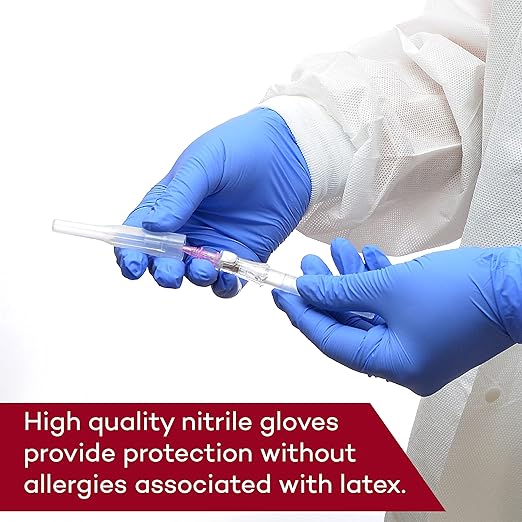 Dealmed Medical Exam Gloves – 1800 Count XL Nitrile Gloves, Disposable Non-Irritating Latex Free, Multi-Purpose Use for a First Aid Kit and Medical Facilities
