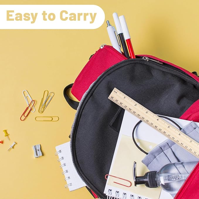 50Packs Wooden Ruler Dual Scale 12Inch/30CM Rulers Bulk Wood Measuring Ruler for School,Home,Office Teacher Supplies for Classroom