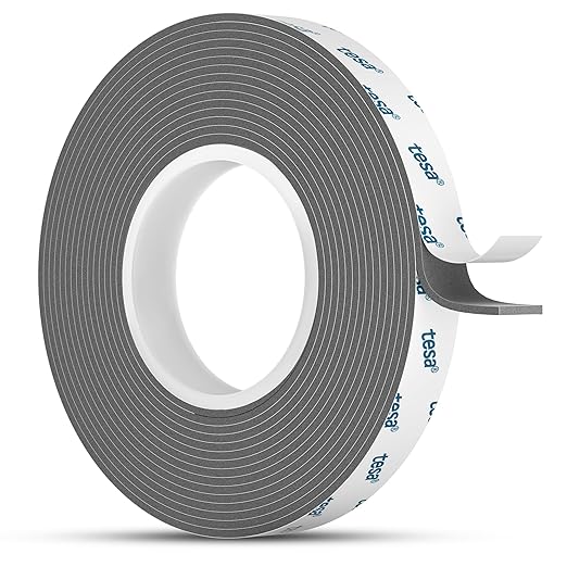 EMITEVER Double Sided Tape Heavy Duty | Strong Foam Mounting Tape for Walls, 0.4in x10ft Waterproof Two Sided Adhesive Tape with High Temp Tape, No Residue Removal for Automotive/Home