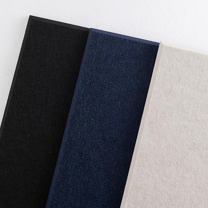 Thickened Bulletin Board - 47 x 35 Inches, Decorative Felt Board Pin Board for Wall - 4' x 3' Foldable Photo Display Board with Self-Adhesive Tape, Includes 20 Push Pins - Oatmeal