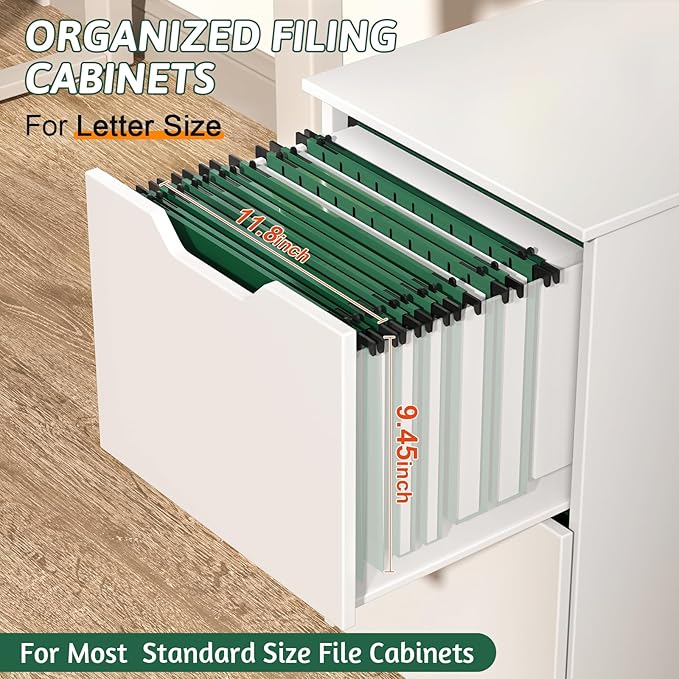 Plastic Hanging File Folder Letter Size,12 Pack Reinforced Heavy Duty Hanging Folders,Sturdy File Cabinet Folders,Green Hanging File Folders with Tabs,Hanging Folders for Filing Cabinet