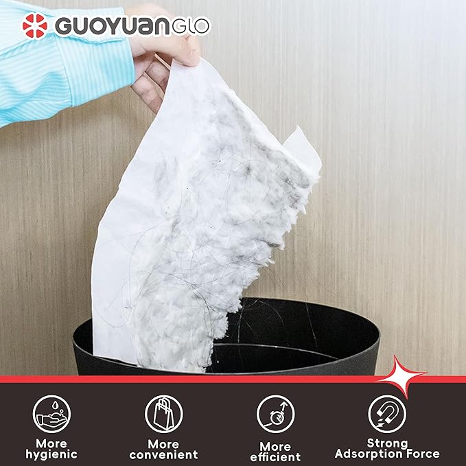 Heavy Duty Pet Dry Sweeping Cloth Refills Multi-Surface Floor Mop Cloths for Cleaning Dust,Dirt and Pet Hair,40 Counts