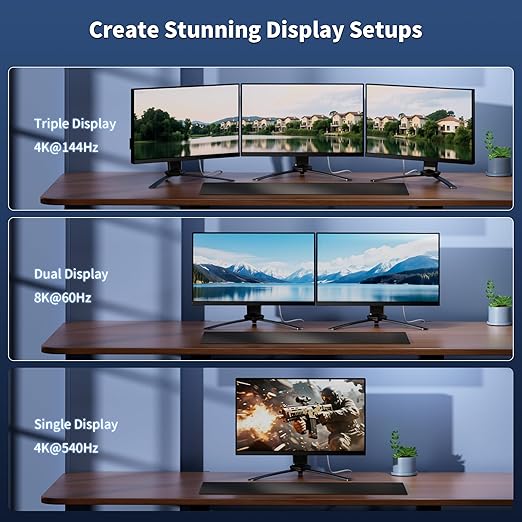 240W for Thunderbolt 5 Cable Right Angle 5 ft, 120Gbps Bandwidth, 80Gbps, Dual 8K, 4K 540Hz, Triple 4K 144Hz for iPhone 17, Thunderbolt 4, USB4, SSD, MacBook M4 Pro, Dock, eGPU, Mac mini M4 / M4 Pro
