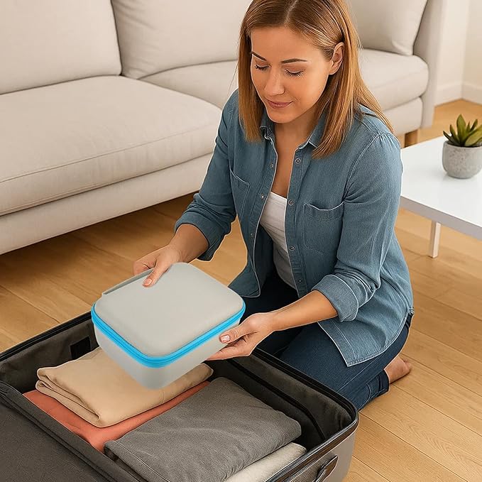 GWCASE Portable Case for Brother P-Touch PT-N20 /for PT-N25BT PT-N25BTV3 Label Maker, Organizer for Label Maker and Accessories, Travel and Office Essentials（Bag Only）