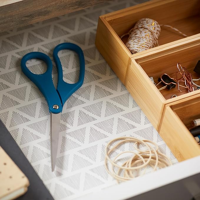 Fiskars 8" Scissors for Office - Stainless Steel Scissors - All Purpose Cutting for Home, Arts & Crafts - Blue