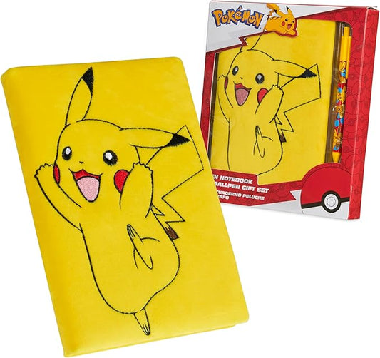 Pokemon Journal Set for Kids Teens Diary with Lock or Notebook with Pen Secret Diary School Supplies Pikachu Cute Stuff Gifts for Kids(Notebook/Ballpen Set)
