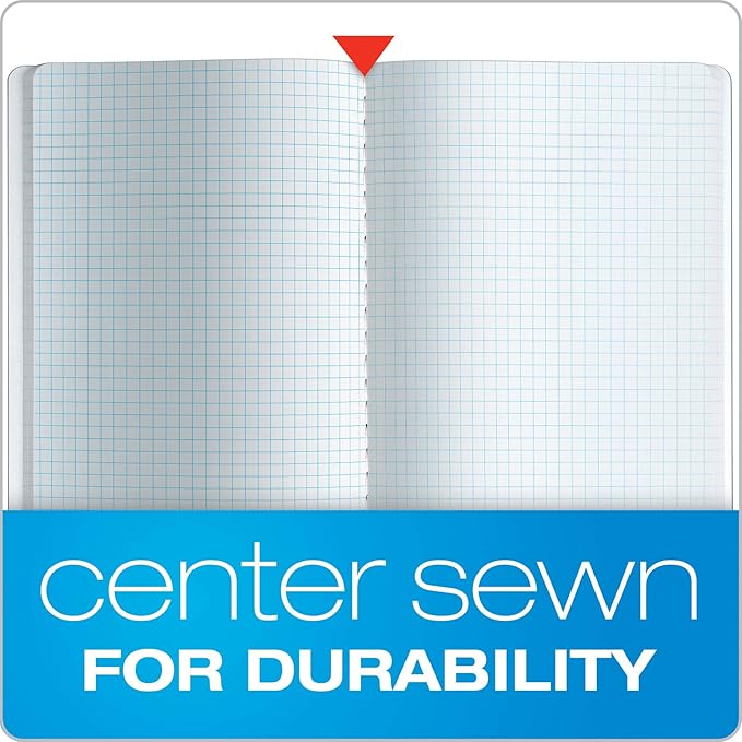 Oxford Composition Notebooks, Graph Ruled Paper, 9-3/4" x 7-1/2", Black Marble Covers, 80 Sheets, 12 per Pack (63786)