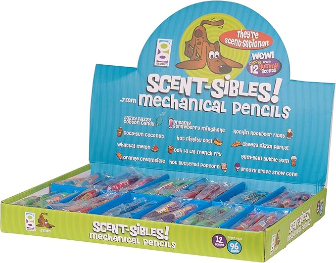 Raymond Geddes Scent-Sibles Mechanical Pencils (Pack of 96)