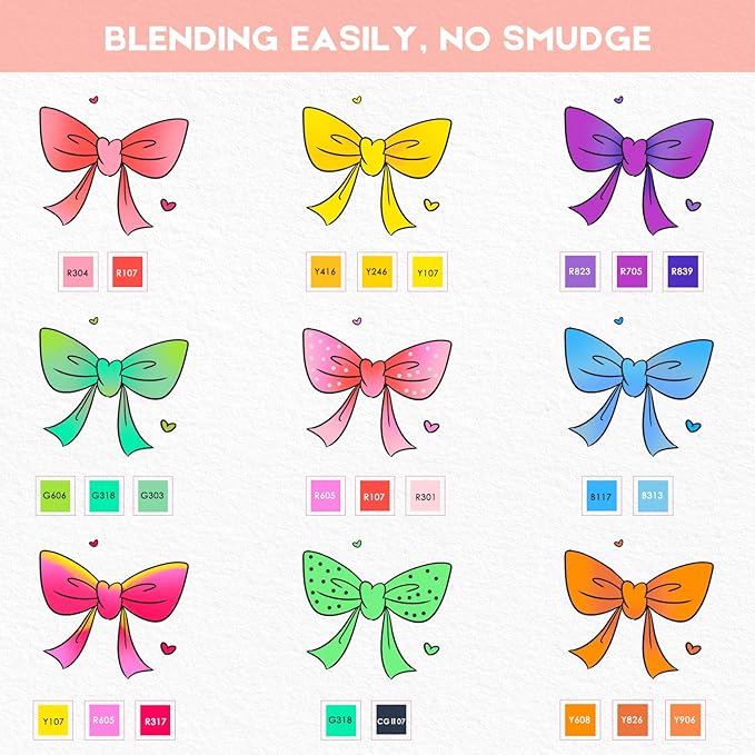 Caliart Alcohol Based Markers, 121 Colors Dual Tip Art Marker Set, Permanent Colored Pens for Adults Coloring Book Artists Illustration Sketch Halloween Decorations Gift Drawing Supplies Kit