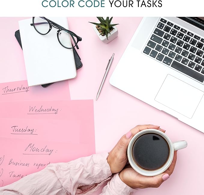 Colored Paper 500-Sheets - Pink Paper, 8.5 x 11 Colored Printer Paper, Arts & Crafts, DIY Projects - School & Office Supplies - Pastel Copy Paper, 1 Ream, Made in the USA