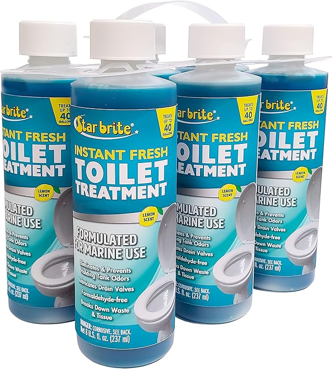 STAR BRITE Instant Fresh Toilet Treatment 6 Pack - Lemon (071761)