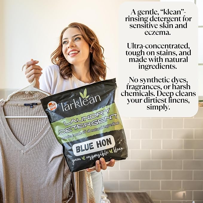 Laundry Detergent Powder | Non-Toxic Laundry Detergent for Sensitive Skin | Easy To Use, Tough on Stains, Gentle on Fabrics | Botanical Laundry Powder (Fitch) | Natural (Woody and herbal)