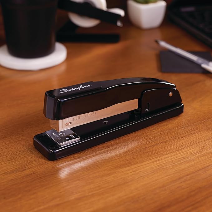Swingline Commercial Stapler, 20 Sheet Capacity, Jam Free, Metal, 2 Pack, Black (44401AZ)