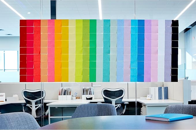 Post-it Super Sticky Notes, Limited Edition Color Collection, 3x3 in, 15 Pads/Pack, 45 Sheets/Pad