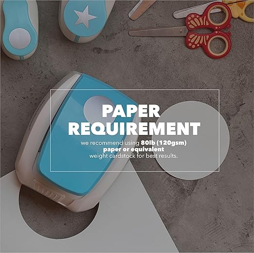 4 Inch Circle Punch, Hole Punch Shapes, Paper Punch Set for Scrapbooking Festival Paper Greeting Card DIY Albums Photos, 200 GSM Weight
