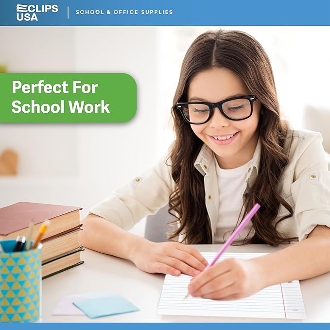 Wide Ruled Notebook Paper, Loose Leaf Paper, 10.5” x 8” Filler Paper, 56 gsm, 1800 Sheets,150 Sheets Per Pack (12 Pack)