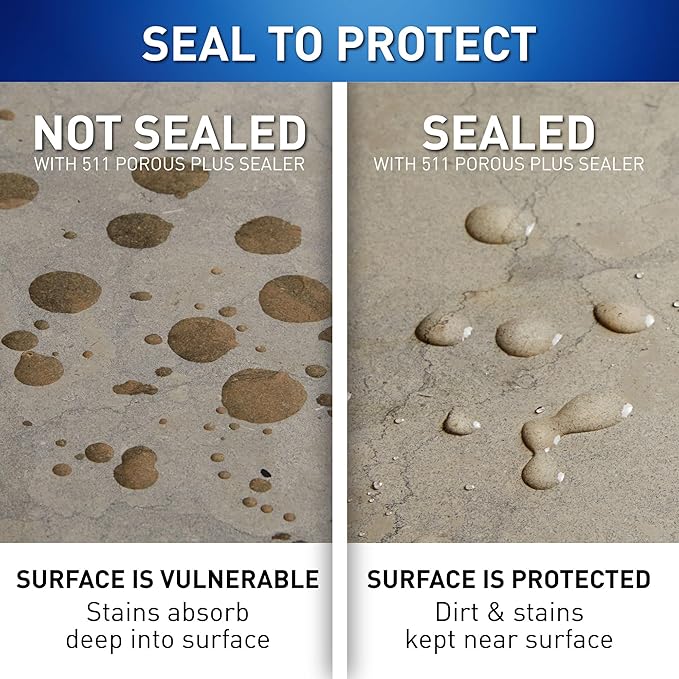 Miracle Sealants 511 Porous Plus Premium Countertop, Stone, and Tile Sealer, Pint