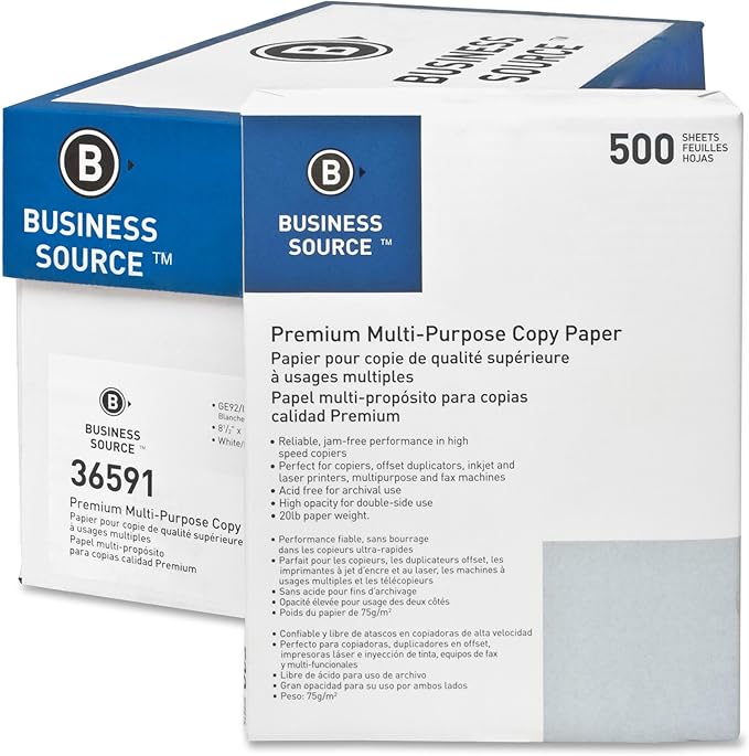 Business Source Premium Multipurpose Copy Paper