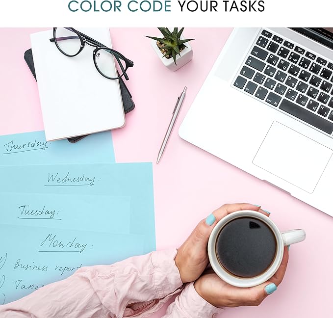 Colored Paper 500-Sheets - Blue Paper, 8.5 x 11 Colored Printer Paper, Arts & Crafts, DIY Projects - School & Office Supplies - Pastel Copy Paper, 1 Ream, Made in the USA