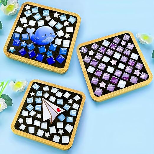 OOTDART Mosaic Crystal Grout, Mosaics Tile Tools, Mosaic Tile Accessories – Essential for Handmade Grouting and Perfect for DIY Craft Projects (Black, 4.5oz)