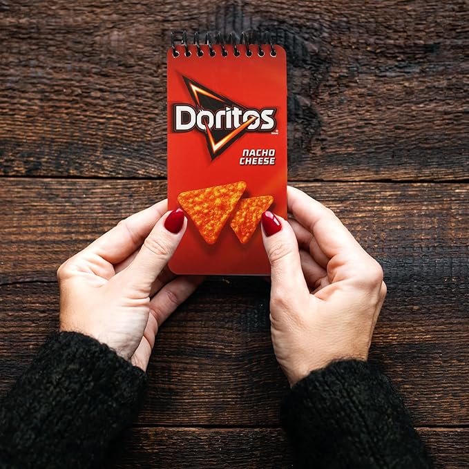 Doritos Cute Spiral Small Notebook Pocket Size Notepad, College Ruled Memo Pads for Home, Office, College and School 6.5"x3.5"