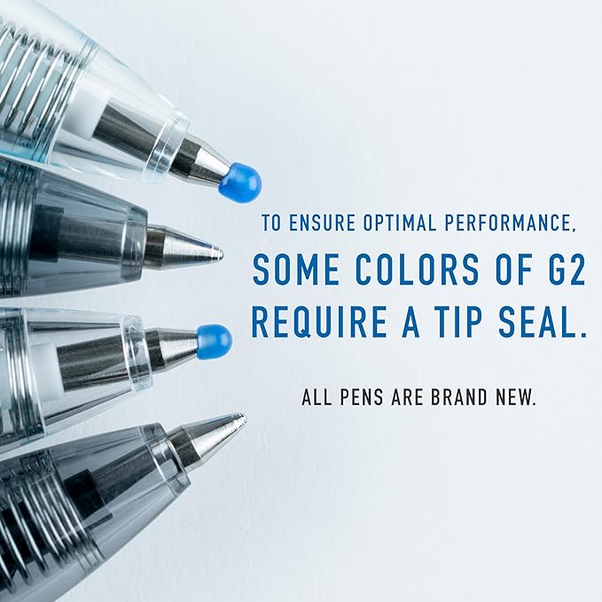 PILOT G2 Premium Gel Roller Pens, Fine Point Gel Pens, Boost Blue Pack, The Colors of Productivity, Assorted - Ideal for School, Journaling, & Office Writing