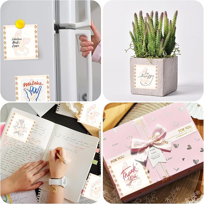 Sticky Notes, 2 Pads, 3x3 inches, Cute Colorful Fun Self-Stick Note Pads, Easy Post, Strong Adhesive Notepad Orange Corgi