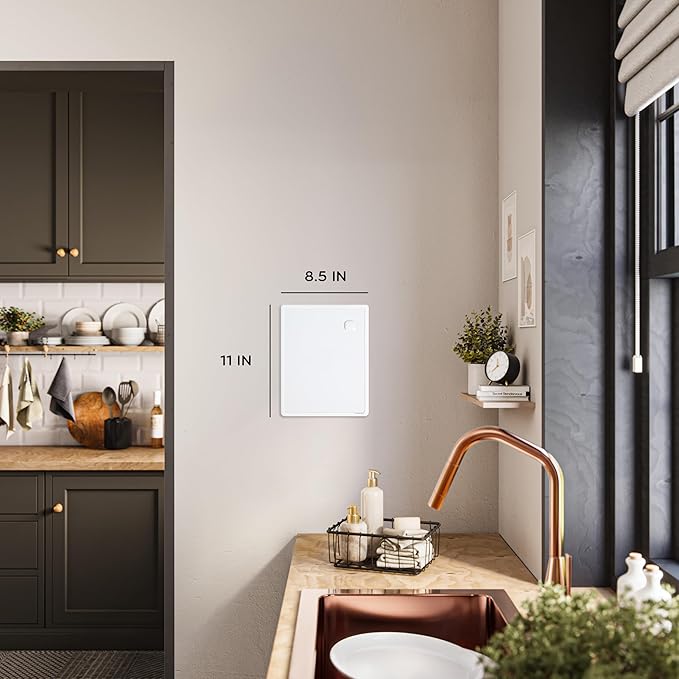 U Brands Contempo Magnetic Dry Erase Board White Board Bundle, 8.5” x 11”, White Modern Frame, Includes 4 Boards, 4 Markers, and 4 Magnets