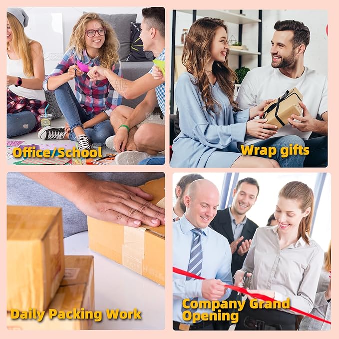 Heavy Duty Sharp Scissors 10.5" - Stainless Steel Rose Gold Fabric Scissors for Ribbon, Sewing, Paper, Leather Cutting - All-Purpose