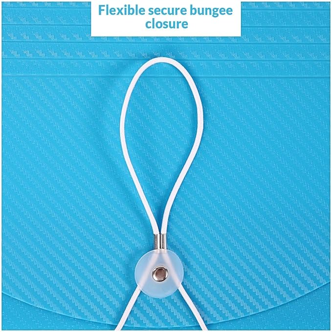 SKYDUE Accordion File Organizer, 13 Pocket File Folder Organizer with Tabs，Expanding Receipt & Paper Organizer for Letter A4 Size Blue