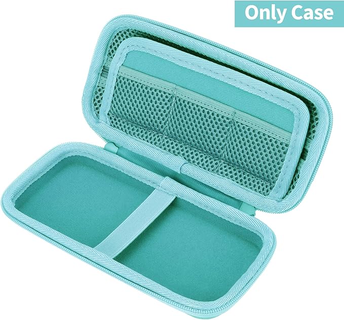 Storage Case Compatible with Texas Ti-84 Plus CE/TI-84 Plus/TI-Nspire CX II CAS/TI-Nspire CX II/TI-83 Plus/TI-89 Titanium/TI-85/TI-86 Calculator (Mint Green)