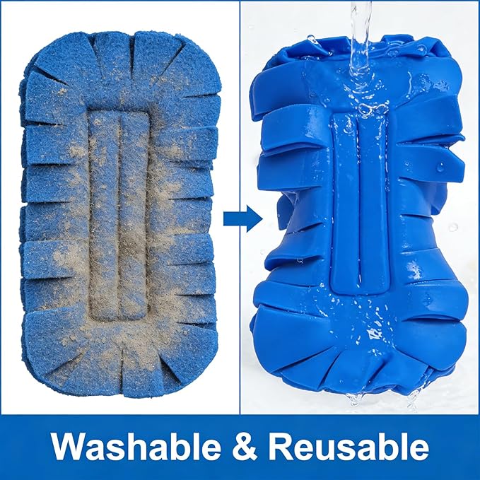 360° Electrostatic Duster Refills — The Sustainable Choice for A Dust-Free Home, Reusable Electrostatic Dust Removal Kit, Dry and Wet Use (3pcs)