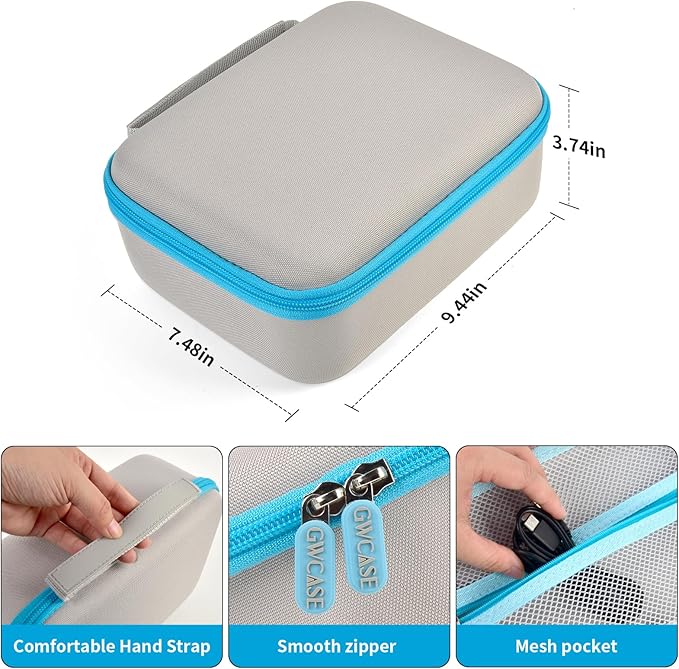 GWCASE Portable Case for Brother P-Touch PT-N20 /for PT-N25BT PT-N25BTV3 Label Maker, Organizer for Label Maker and Accessories, Travel and Office Essentials（Bag Only）