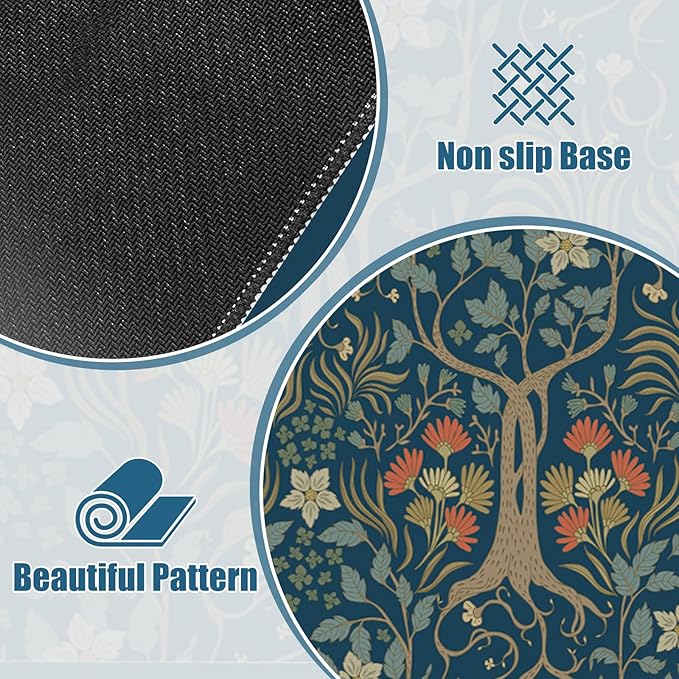 Large Mouse Pad, Desk Mat for Desktop, Woman Desk Pad Mat, XXL Big Mouse Pad for Desks, Anti-Slip Mousepad with Stitched Edges, Keyboard Pad MouseMat Cover for Computer PC 35.4×15.7 Inchs, Magic Tree