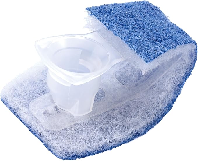 Scotch-Brite Disposable Toilet Scrubber Refills, Removes Rust & Hard Water Stains, 10 Disposable Refills Blue