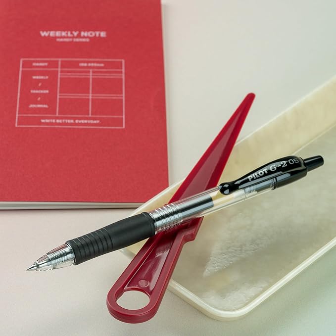 Pilot G2 Premium Gel Roller Pens, Extra Fine Point 0.5 mm, Gel Pens Black Ink, Pack of 12 - Ideal for School, Journaling & Office Writing