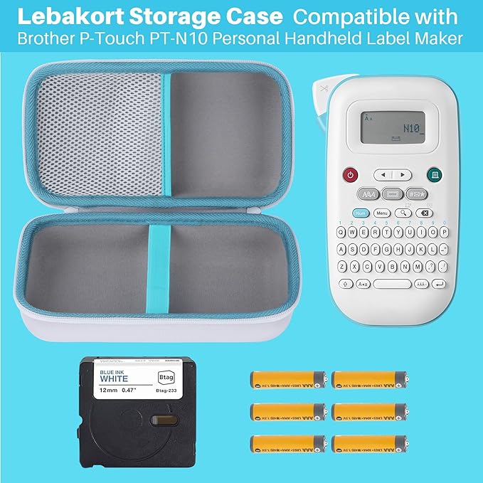 Storage Case Compatible with Brother P-Touch PT-N10 Personal Handheld Label Maker