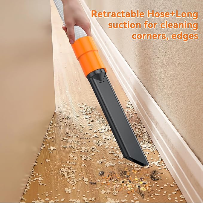 TC-JUNESUN 23Ft Corded Vacuum Cleaner, 600W Powerful Self-Standing Stick Vacuum for Home with 20Kpa Suction, 2 Speeds Lightweight Household Vacuum Cleaner for Carpet,Hardwood Floors and Pet Hair