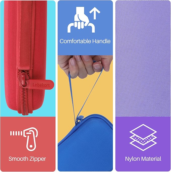 Hard Case Compatible with Texas Instruments TI-84 Plus CE/TI-84 Plus/TI-Nspire CX II CAS/TI-Nspire CX II/TI-83 Plus/TI-89 Titanium/TI-85 / TI-86 Color Graphing Calculator (Light Blue Case)