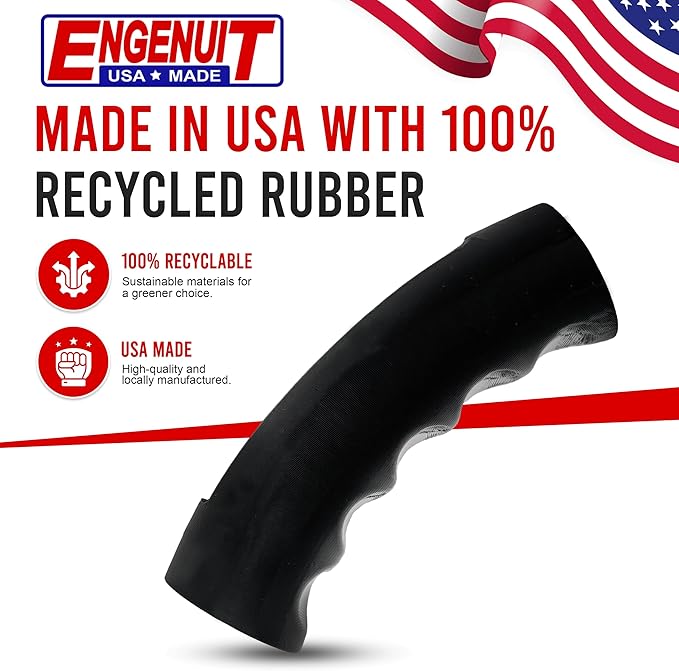 USA-Made Bucket Grip for 5 Gallon Buckets, Ergonomic, Durable Handle Grip for Heavy-Duty Buckets | Easy to Install, Comfortable for Gardening, Construction, DIY | Fits 5 Gal Handle