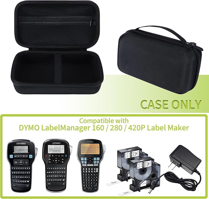 Case Compatible with DYMO Label Maker LabelManager 160/280 / 420P Rechargeable Portable Label Maker